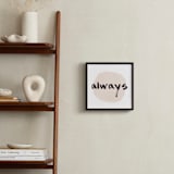 "Love Always" - Art Print in blush by Qing Ji - In a Room