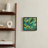 "Hudson" - Art Print in Chameleon Green by Stacy Kron - In a Room