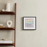 "Paper Hearts" - Personalized Art Print in Rainbow by InkDot - In a Room