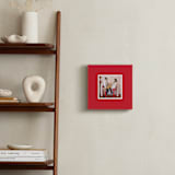 "Color Border: Square Framed Photo" - Framed Photo in Red by Minted - In a Room