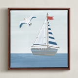 "Sea Friends 3" - Art Print in Sea by Teju Reval - Framed Canvas