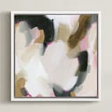 "Lush Composition" - Art Print in Deep Forest by Melanie Severin - Framed Canvas