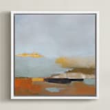 "I Have Dreams to Remember I" - Art Print in Misty Green by Karyn Denten - Framed Canvas