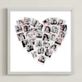 "Filter Heart Snapshot Mix® Photo Art" - Framed Photo in Blush by Minted - Framed