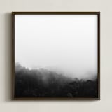 "Bewilder" - Art Print in Black and White by Jessica C Nugent - Framed