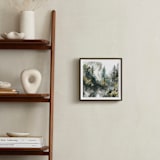 "Forest Mist" - Art Print in White by Anne Kostecki - In a Room