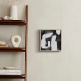 "Construct 1" - Art Print in Black and White by Ashleigh Ninos - In a Room