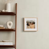 "With a Heart: Square Framed Photo" - Framed Photo in Taupe by Laura Hamm - In a Room