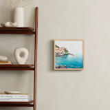 "Above the Sea" - Art Print in Mediterranean Aqua by Molly Goodman - In a Room