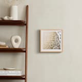 "Custom Map Filled Foil Art" - Custom Foil Print in Gold by Minted - In a Room