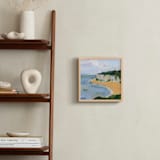 "The Cliffs" - Art Print in Blue Crystal by Stick and Petal - In a Room