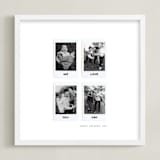 "Four Photo: Square Framed Photo" - Framed Photo in White by Olivia Kanaley Inman - Framed