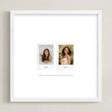"Two Photo: Square Framed Photo" - Framed Photo in White by Olivia Kanaley Inman - Framed