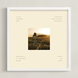"Modern Square: Square Framed Photo" - Framed Photo in Cream by Ellen Schlegelmilch - Framed
