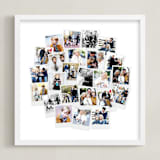 "Circle Snapshot Mix® Photo Art" - Framed Photo in White by Minted - Framed