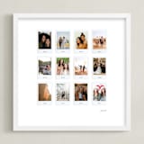 "Instant Gallery" - Framed Photo in White by Olivia Kanaley Inman - Framed
