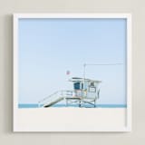 "Venice Beach" - Art Print in Color by Jessica C Nugent - Framed