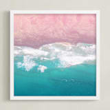 "Secret Cove" - Art Print in Color by Jessica C Nugent - Framed