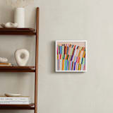 "All the Colors 1" - Art Print in Vintage Pink by melanie mikecz - In a Room