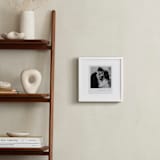 "Classic Snap: Square Framed Photo" - Framed Photo in Noir by Minted - In a Room