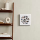"Circle Snapshot Mix® Photo Art" - Framed Photo in White by Minted - In a Room
