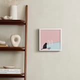 "pool series - two" - Art Print in millenial pink by Katja Ja - In a Room