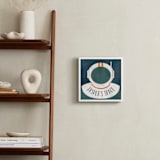 "Space to Explore" - Personalized Art Print in Galaxy by Heather Schertzer - In a Room