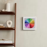 "Color Wheel" - Art Print in Light Grey by melanie mikecz - In a Room