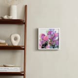 "Bright Cactus" - Art Print in Coral and Purple by Michelle Jean - In a Room