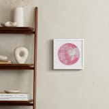 "Flower Moon" - Art Print in Floral Pink by Emily Magone - In a Room