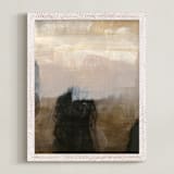 "Deserted Place Series 2" - Art Print in Earth Tones by Angela Simeone - Framed