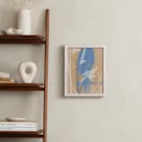 "Little Man Series 2" - Art Print in Tan by Angela Simeone - In a Room
