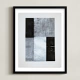 "tonality IV" - Art Print in Slate by Sara Hicks Malone - Framed