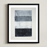 "tonality II" - Art Print in Slate by Sara Hicks Malone - Framed