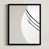 "Escape Routes #8" - Art Print in Antracite by Massimiliano Massimo Borelli - Framed