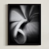 "Frangipani" - Art Print in Black and White by flvx studio - Framed