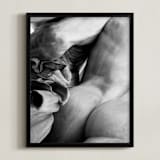 "Polyxena Nº3" - Art Print in grey by Anne Ciotola - Framed