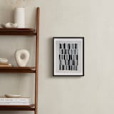 "tonality I" - Art Print in Slate by Sara Hicks Malone - In a Room