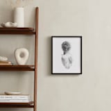 "Figure Drawing No.17" - Art Print in Graphite by Jess Blazejewski - In a Room