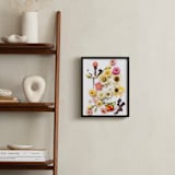 "Bloom Baby Bloom" - Art Print in Classic Rose by Theresa Bear - In a Room