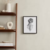 "Figure Drawing No.16" - Art Print in Graphite by Jess Blazejewski - In a Room