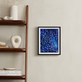 "Constellations" - Art Print in Deep blue by Alexandra Dzh - In a Room