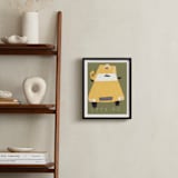 "Let's Go" - Art Print in White by Elliot Stokes - In a Room