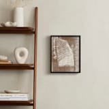 "Contemporary Botanical Series 3" - Art Print in Bronze by Angela Simeone - In a Room
