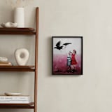"Friends Indeed" - Art Print in Inner Peony by Jamie Peterson - In a Room