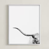 "Brandir" - Art Print in Charcoal by Amy Carroll - Framed