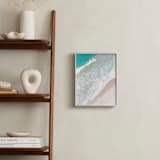 "In between " - Art Print in Blue turquoise by Caroline Mint - In a Room