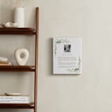 "Verdure Obituary Print" - Custom Print in White by Leah Bisch - In a Room