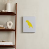 "Pet Silhouette: Custom Letterpress Print " - Custom Letterpress Print in Neon Yellow by Minted - In a Room