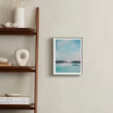 "Sunrise At Sea" - Art Print in Sea Blue by AlisonJerry - In a Room